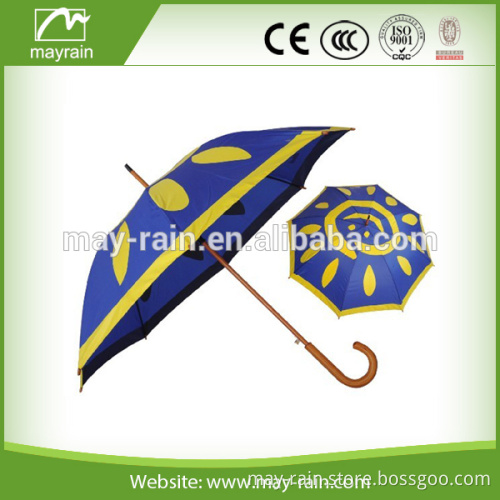 Blue funny print umbrella for child